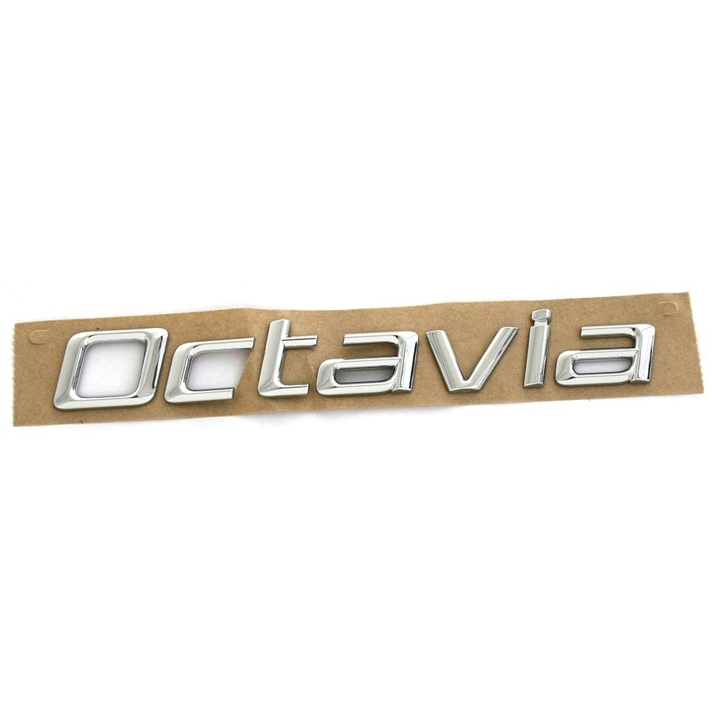 Skoda 1Z0853687K739 Schriftzug Octavia Heckklappe Emblem Zeichen Logo Chrom von Skoda