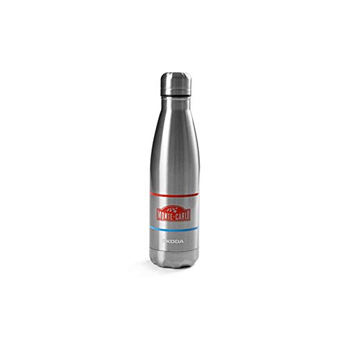 Skoda 3U0069604 Edelstahl Trinkflasche Monte Carlo 500 ml Thermo Flasche Drehverschluss von Skoda