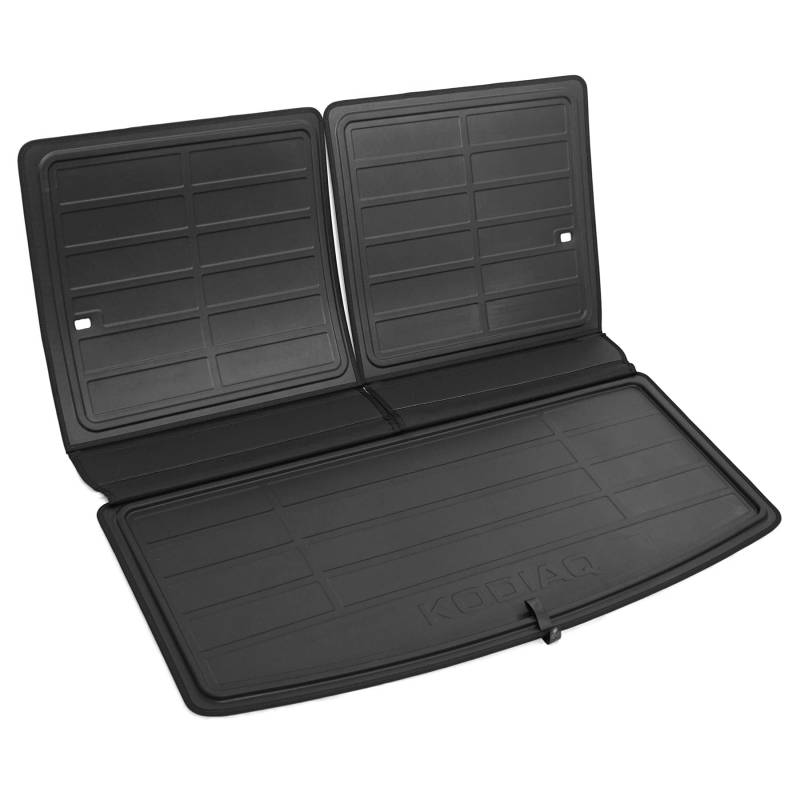 Skoda 565061210A Kofferraumbelag faltbar Wendematte, nur für 7-Sitzer, mit Kodiaq Schriftzug von Skoda