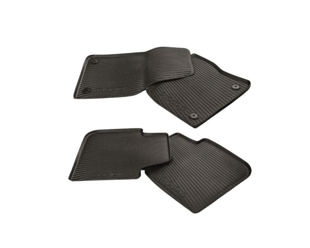 Skoda 566061502 565061512 Gummi Fußmatten Gummimatten Original Allwettermatten 4-teilig schwarz mit Schriftzug Skoda 566061502 565061512 Gummi Fußmatten Gummimatten Original Allwettermatten 4-teilig schwarz mit Schriftzug von Skoda