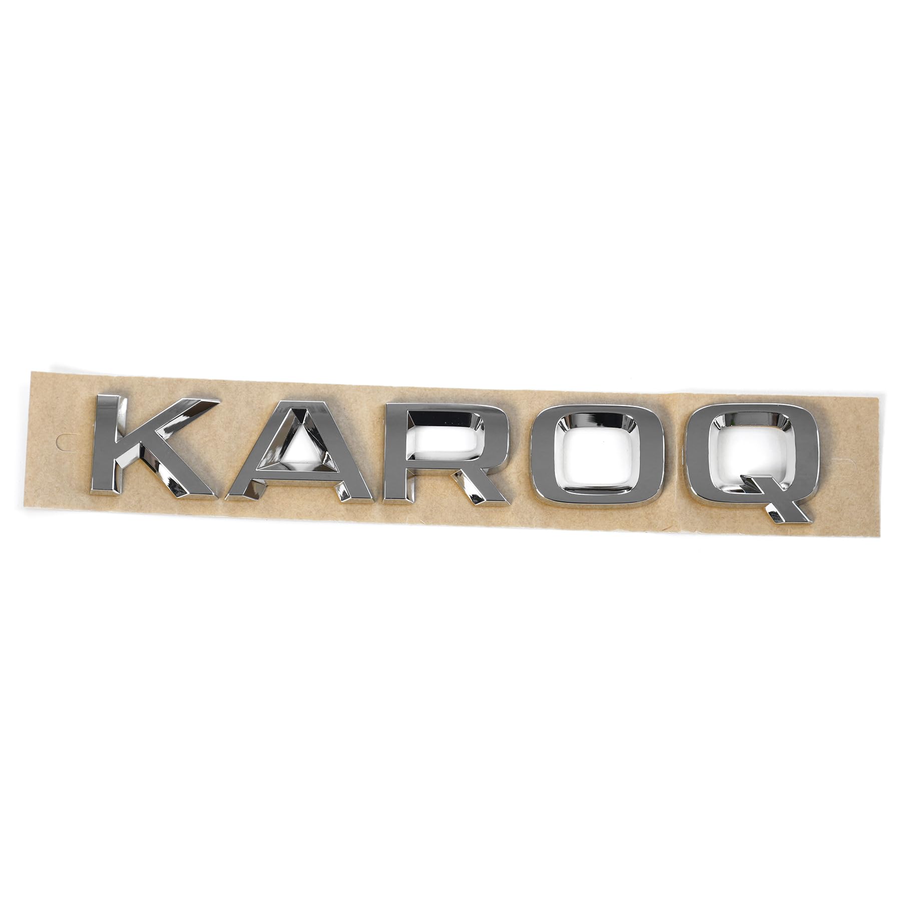 Skoda 57A853687A2ZZ Schriftzug Karoq Emblem Buchstaben Logo Modellschriftzug Modellbezeichnung, Silber Skoda 57A853687A2ZZ Schriftzug Karoq Emblem Buchstaben Logo Modellschriftzug Modellbezeichnung, Silber von Skoda