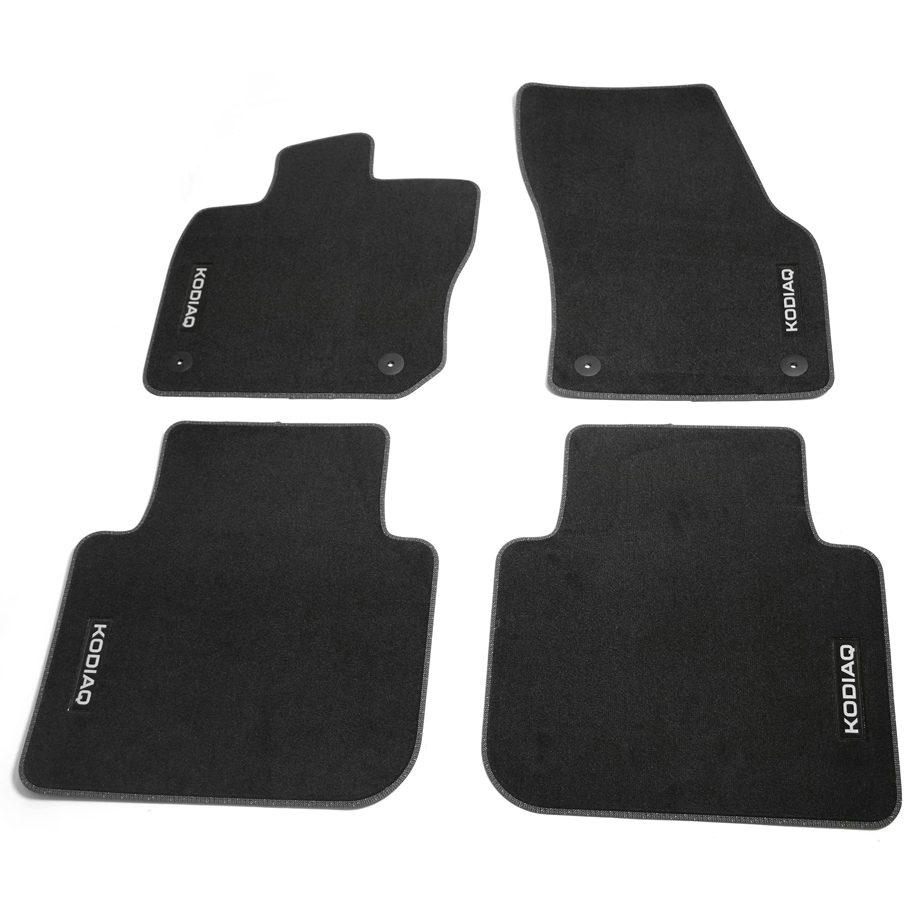 Skoda 57H061404 Fußmatten Textilfußmatten Velours Standard 4X Stoffmatten, mit Kodiaq Schriftzug Skoda 57H061404 Fußmatten Textilfußmatten Velours Standard 4X Stoffmatten, mit Kodiaq Schriftzug von Skoda