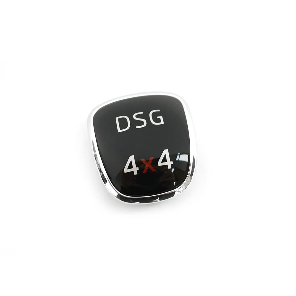 Skoda 5E0713146C Plakette 4x4 Schaltknauf Automatik Blende Clip Abdeckung chrom/schwarz Skoda 5E0713146C Plakette 4x4 Schaltknauf Automatik Blende Clip Abdeckung chrom/schwarz von Skoda