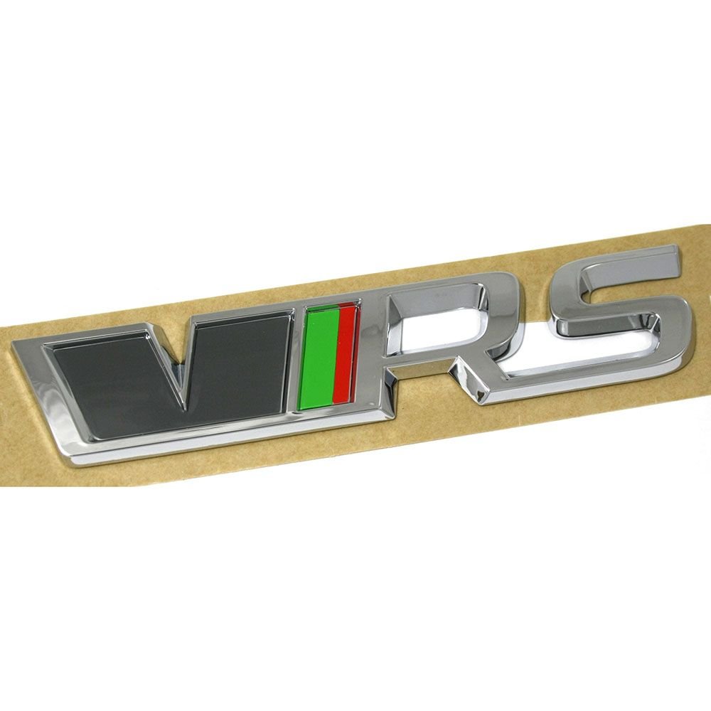 Skoda 5E0853687FBTK Emblem RS Schriftzug VRS hinten Tuning Emblem Logo Heckklappe von Skoda