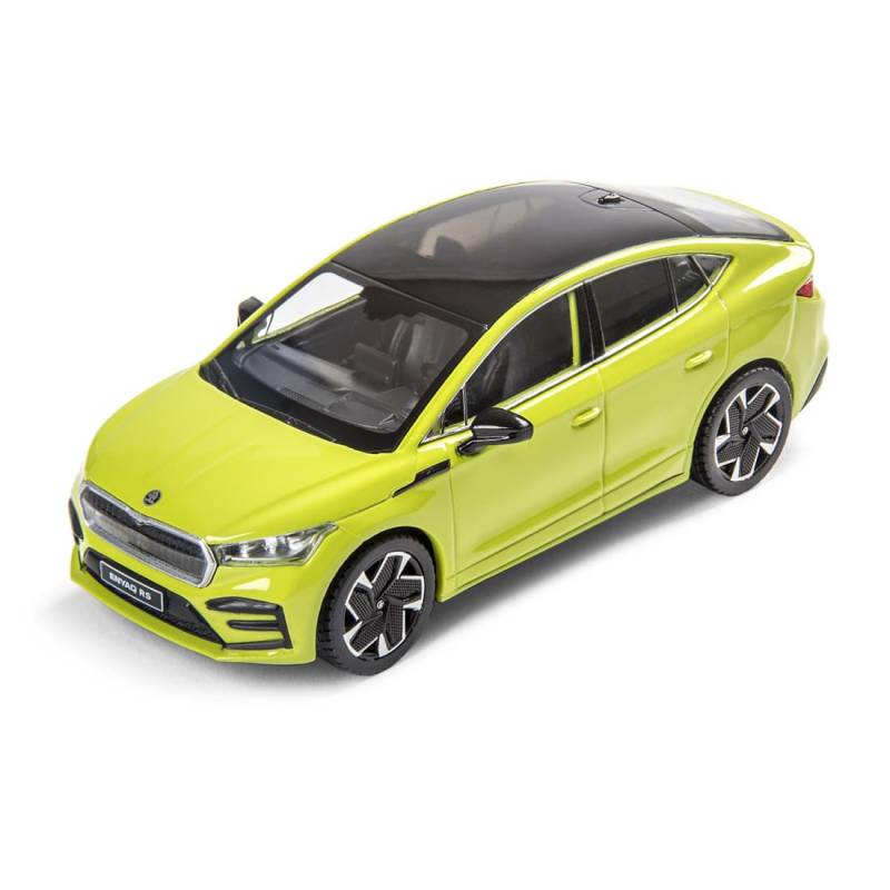 Skoda 5LE099300G6E Modellauto Enyaq Coupé RS Miniatur, Maßstab 1:43, grün von Skoda