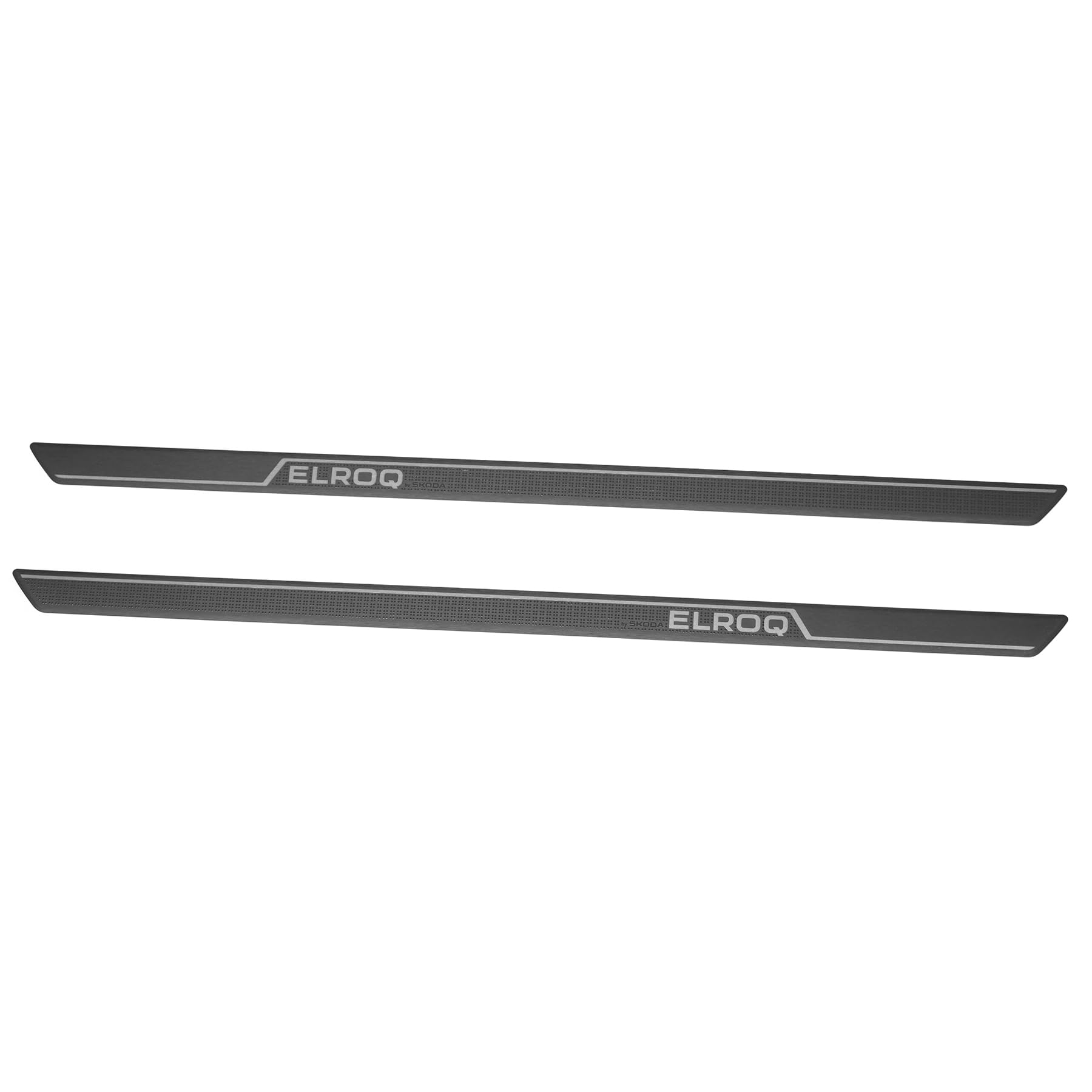 Skoda 5LJ071303A Einstiegsleisten Türschweller vorn Aluminium Zierleisten, schwarz, mit Elroq Schriftzug Skoda 5LJ071303A Einstiegsleisten Türschweller vorn Aluminium Zierleisten, schwarz, mit Elroq Schriftzug von Skoda
