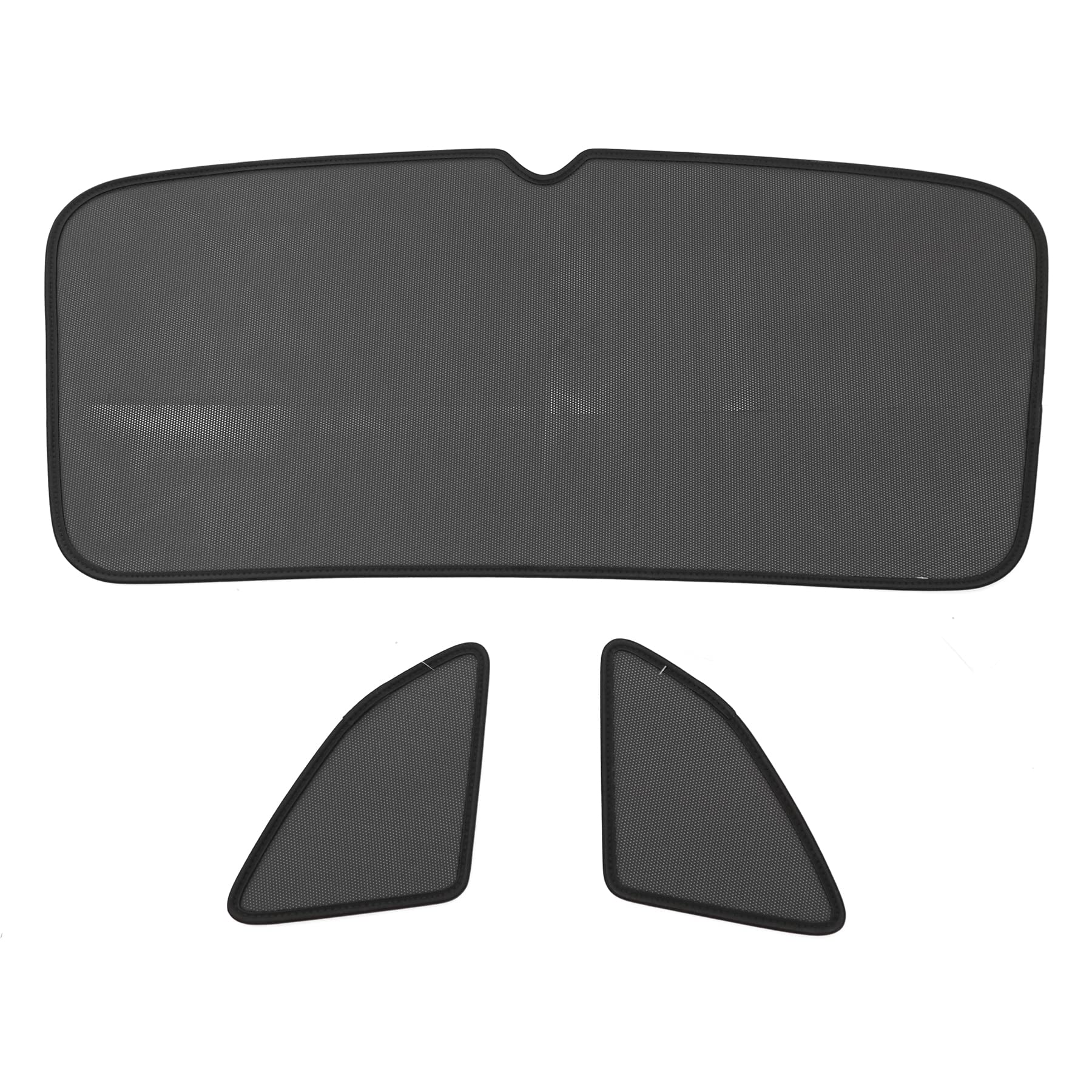 Skoda 657064361 Sonnenschutz Verdunklung Kofferraumseitenscheiben Heckscheibe, 3-teilig, schwarz von Skoda