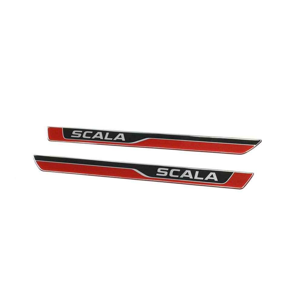 Skoda 657071310 Einstiegsleisten Set Vorn Türschweller Dekor Leisten Rot Skoda 657071310 Einstiegsleisten Set Vorn Türschweller Dekor Leisten Rot von Skoda