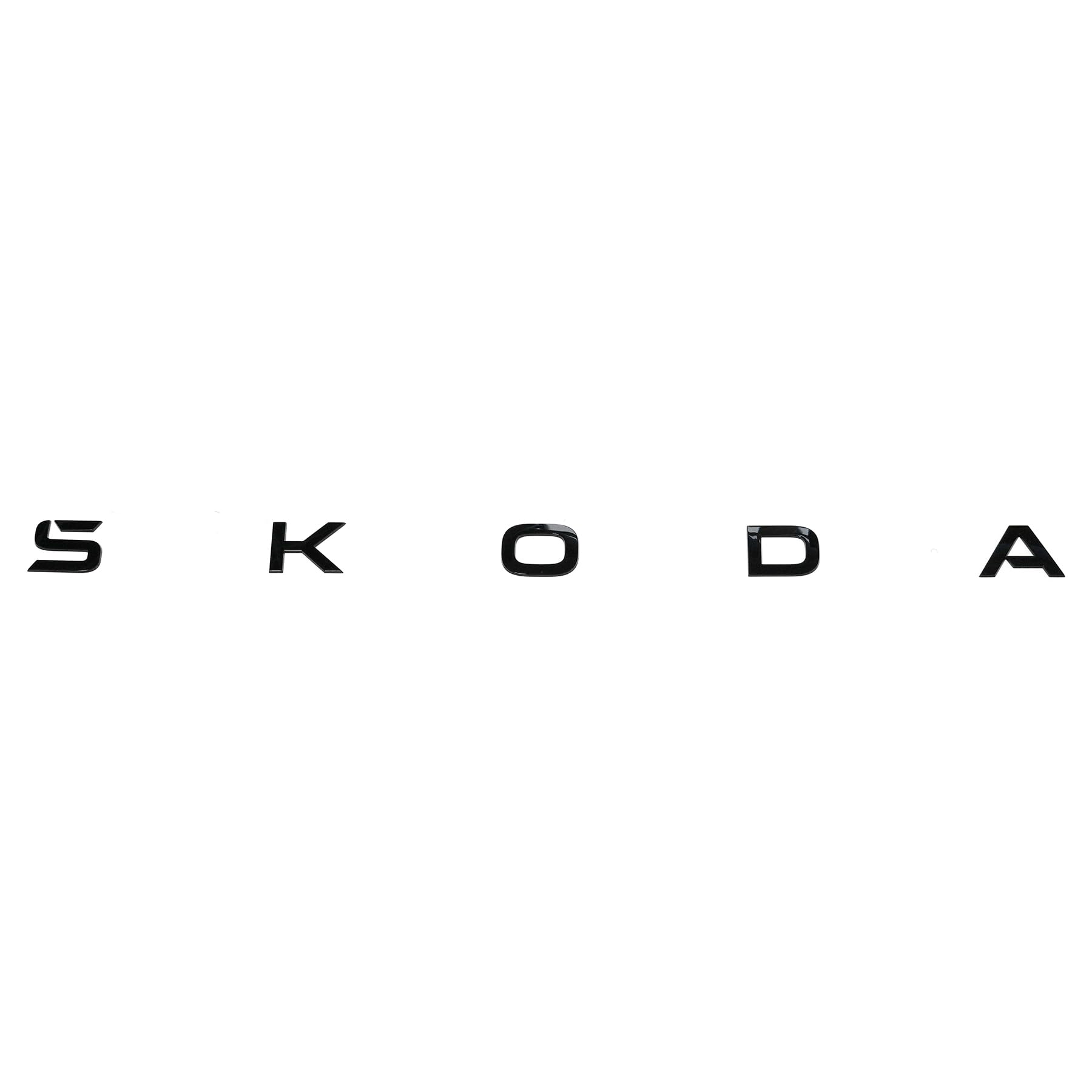 Skoda 658853687G041 Schriftzug Heckklappe Emblem Buchstaben Aufkleber Logo, schwarz von Skoda
