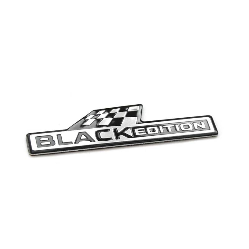 Skoda 6V0853041DTW4 Black Edition Dekorfolie B-Säule Schriftzug Logo Emblem Chrom von Skoda
