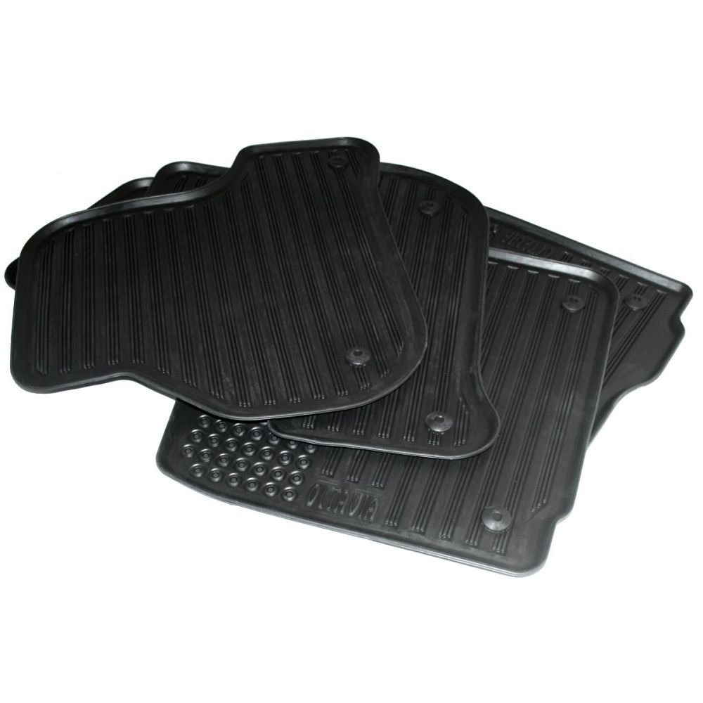 Skoda DCC600002A Gummi Fußmatten 4x Gummimatten Original Allwettermatten schwarz mit Schriftzug Skoda DCC600002A Gummi Fußmatten 4x Gummimatten Original Allwettermatten schwarz mit Schriftzug von Skoda