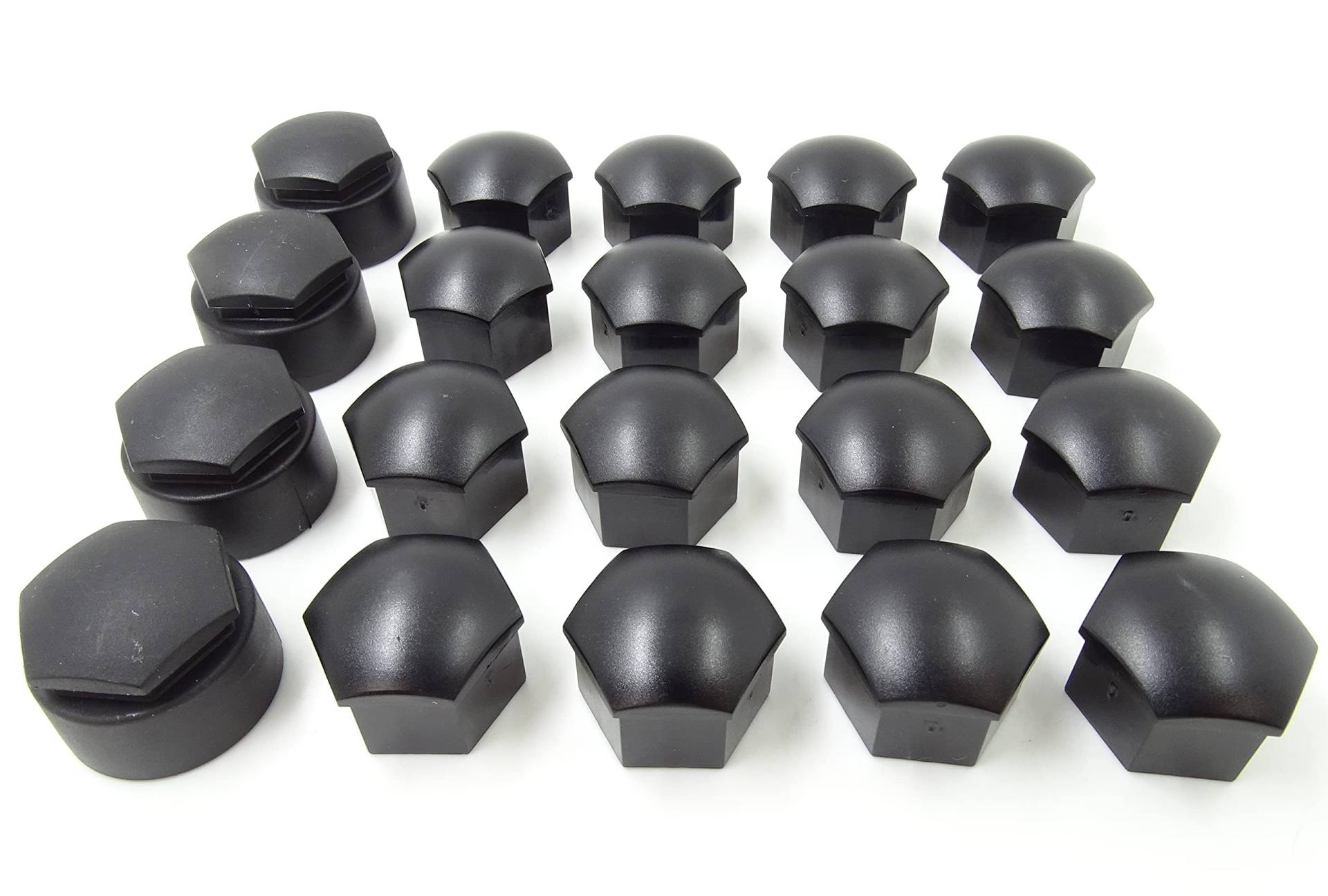 Skoda Radmutterkappen für Leichtmetallfelgen, 17 mm, schwarz matt von Skoda