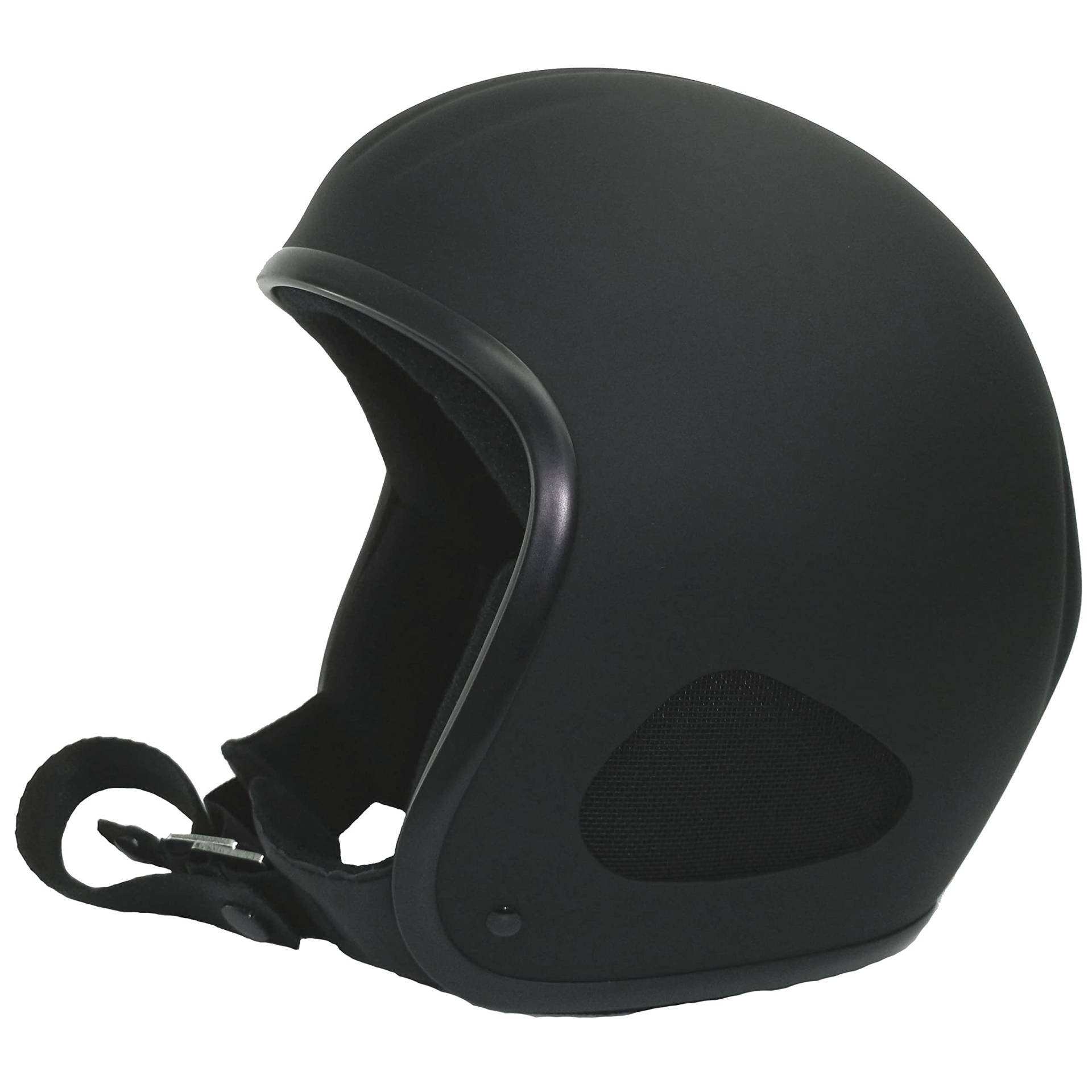 Classic Titan -Jet Helm schwarzmatt,(XXL-60/61cm Stirnumfang) Biker Helm, Chopper, Ski, Harley, Jethelm von Skorpion