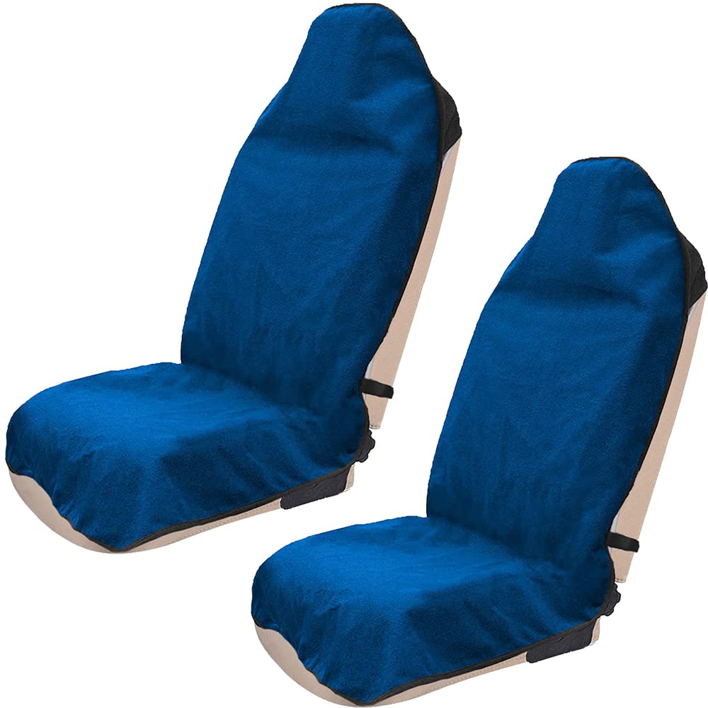 Skyour 2 Stück Handtuch Autositzbezug wasserdicht Schweißtuch Auto-Sitzbezüge, universelle Passform, rutschfest, Schweiß, Autositz-Schutzbezug, Marineblau Skyour 2 Stück Handtuch Autositzbezug wasserdicht Schweißtuch Auto-Sitzbezüge, universelle Passform, rutschfest, Schweiß, Autositz-Schutzbezug, Marineblau von Skyour