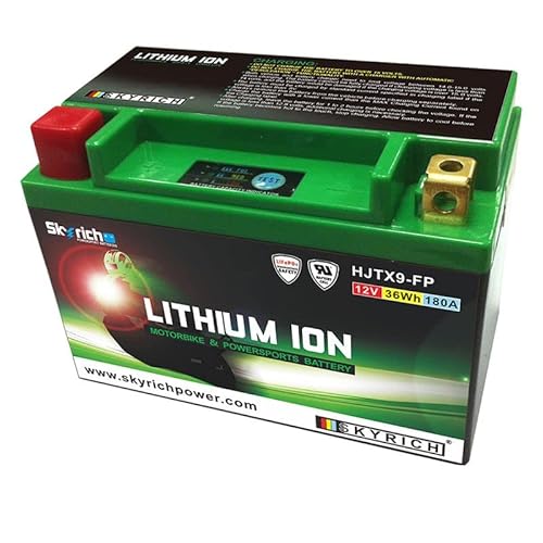 HJTX9-FP Lithium Batterie Skyrich YTX9-BS LiFePo4 612090 YTX9BS Motorrad Scooter Quad Cross von Skyrich