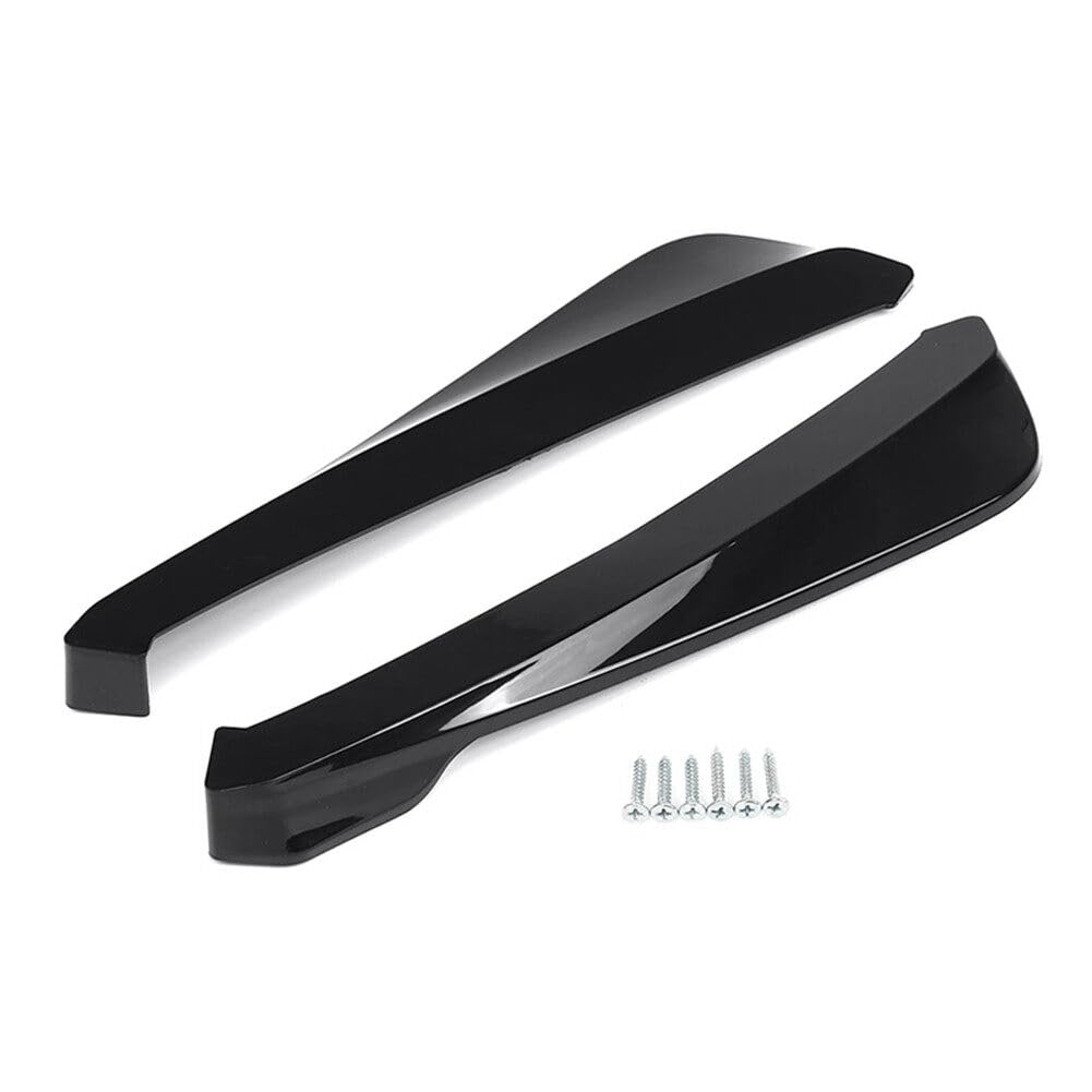 Slakerbe Auto-Heckstoßstangen-Spoiler-Diffusor,2 Stück Universal Auto Heckstoßstange Canards Splitter Auto Body Spoiler Diffusor Dekororation, Schwarz Slakerbe Auto-Heckstoßstangen-Spoiler-Diffusor,2 Stück Universal Auto Heckstoßstange Canards Splitter Auto Body Spoiler Diffusor Dekororation, Schwarz von Slakerbe