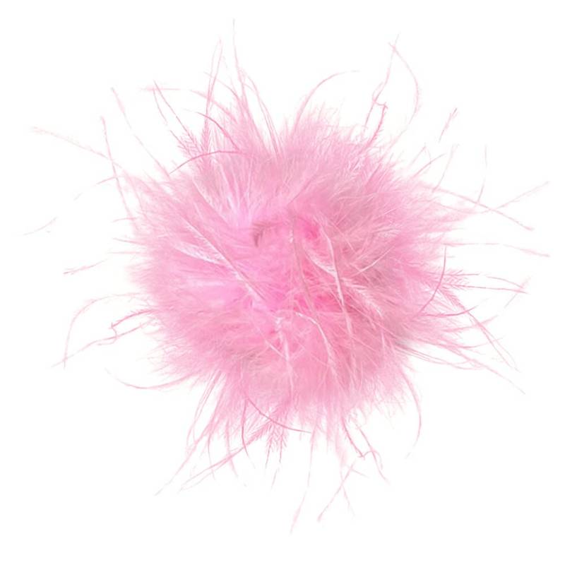 Slakerbe Brosche Pin damen, Feder Brosche Flauschige, Mehrfarbig, Kleidung Brosche Hut Dekorative für Party Stage Performance, Pink von Slakerbe