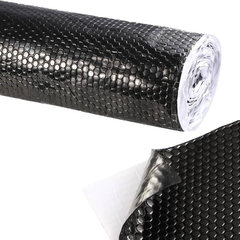 Sleeleece Alubutyl Dämmmatte 2mm 50 cm x 400 cm = 2 m² Selbstklebend Anti Dröhn Matte Auto Dämmung Schall- und Fahrgeräuschdämmung für Kfz, LKW und Wohnmobile von Sleeleece