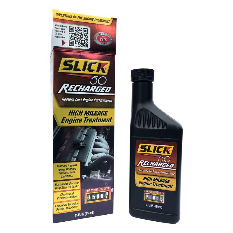 Slick 50 (750002) aufgeladen High Mileage Motor Behandlung – 15 Oz von Slick 50