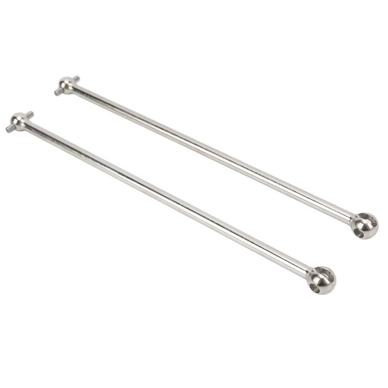 2pcs RC Antriebswelle Stahl, hintere CVD -Antriebswellen Stahlantriebswell -Radachse Effiziente RC CVD -Antriebswelle für 1/5 Ausgestoßene 8s (Silber) von Sluffs