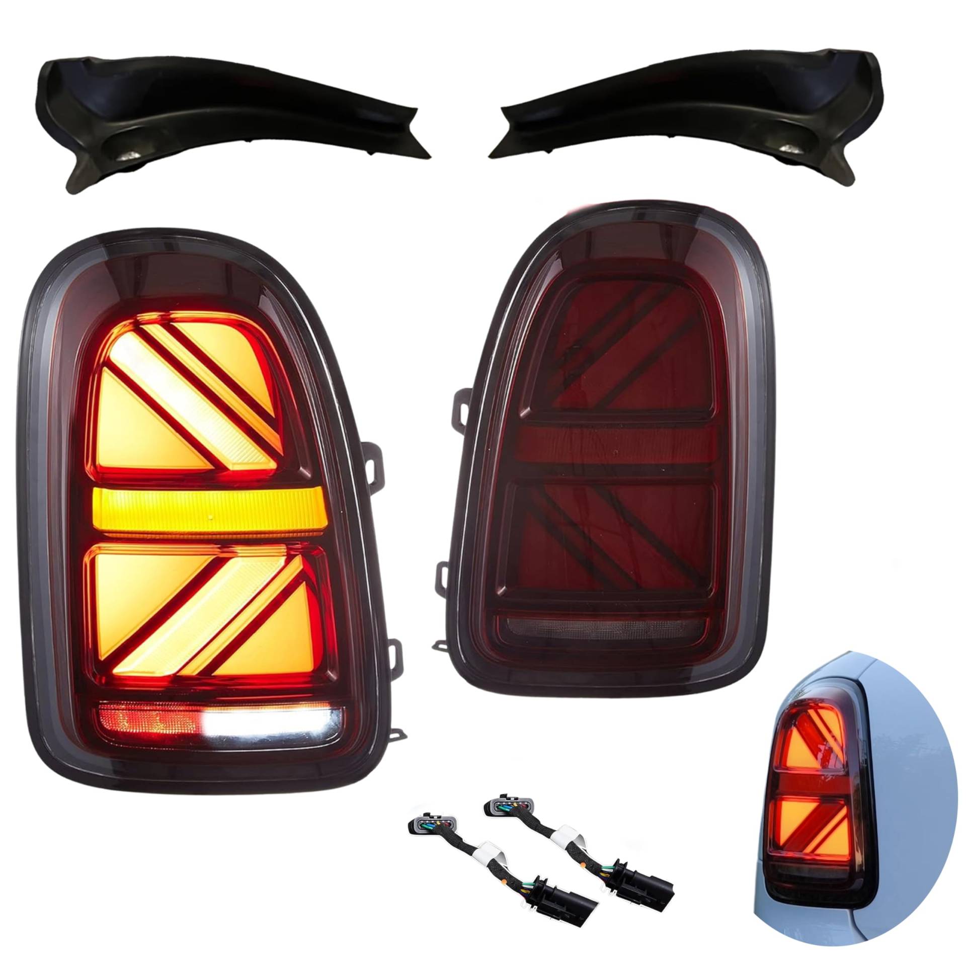 2 Stop-LED UNION JACK Countryman F60 2017-2023 Canbus zugelassen Rückleuchten 2 Stop-LED UNION JACK Countryman F60 2017-2023 Canbus zugelassen Rückleuchten von Smartbomb