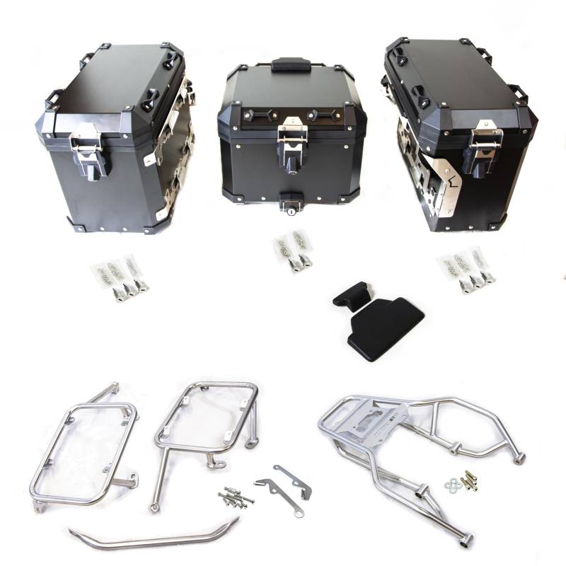 Smartbomb Komplettes Set mit drei Koffern speziell R1300GS Standard ab 2023 schwarz von Smartbomb