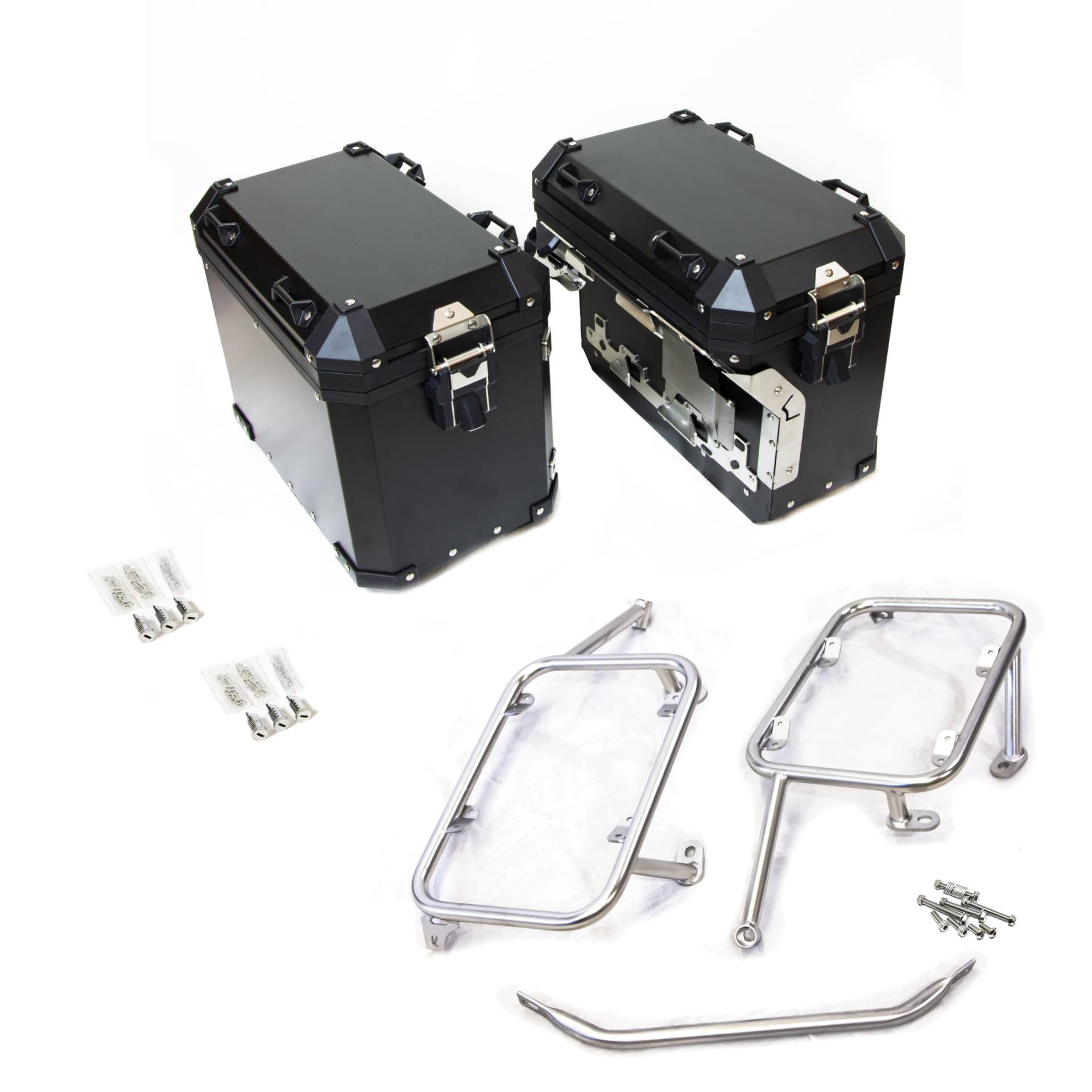 Smartbomb Seitenkoffer-Set GS 1300 Standard ab 2023 + Rahmen komplett schwarz Smartbomb Seitenkoffer-Set GS 1300 Standard ab 2023 + Rahmen komplett schwarz von Smartbomb