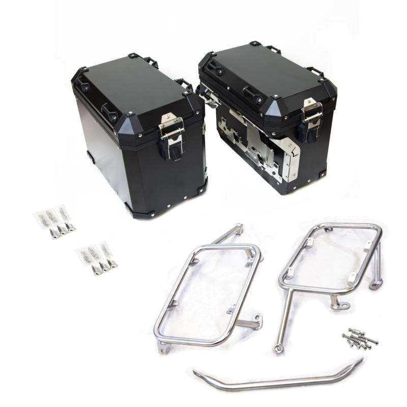 Smartbomb Seitenkoffer-Set GS 1300 Standard ab 2023 + Rahmen komplett schwarz von Smartbomb