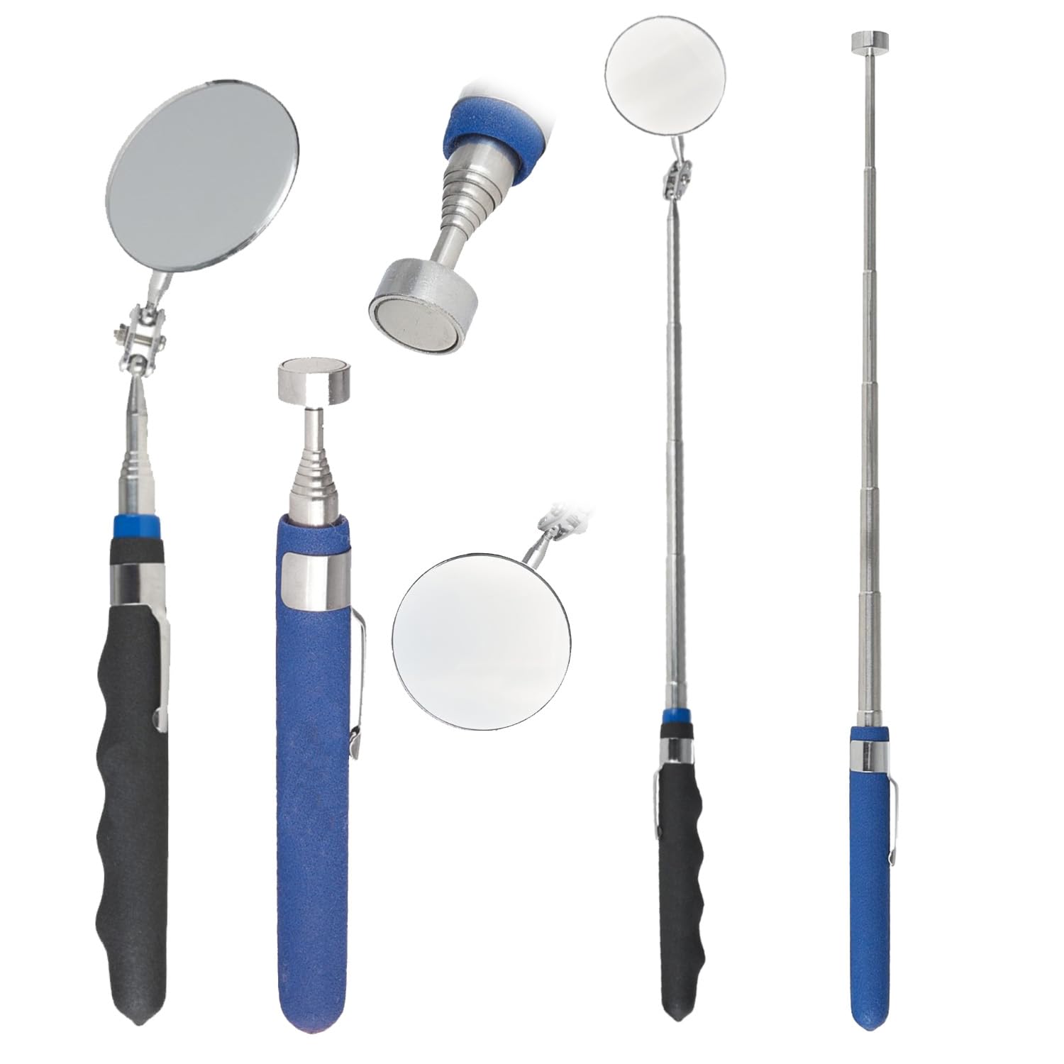 SmartyFix Teleskopinspektionsspiegel und Teleskopmagnetstab, Maximale Länge 69 cm, Inspektionsspiegel Teleskopspiegel,Geocaching Zubehör,Faltbarer Einziehbarer Runder SmartyFix Teleskopinspektionsspiegel und Teleskopmagnetstab, Maximale Länge 69 cm, Inspektionsspiegel Teleskopspiegel,Geocaching Zubehör,Faltbarer Einziehbarer Runder von SmartyFix