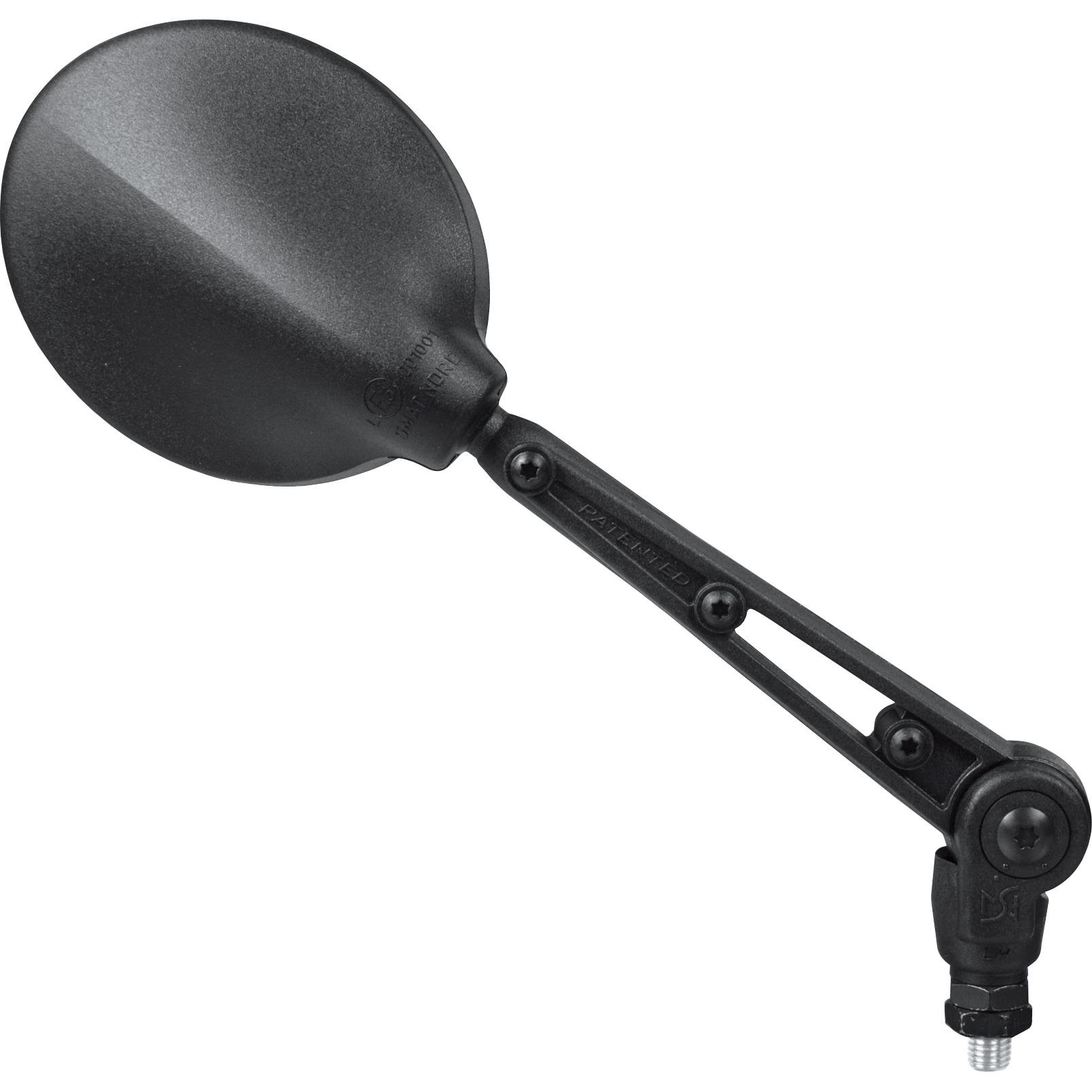 Smat Nord Lenkerspiegel M10x1,25R Adventure oval schwenkbar schwarz Smat Nord Lenkerspiegel M10x1,25R Adventure oval schwenkbar schwarz von Smat Nord
