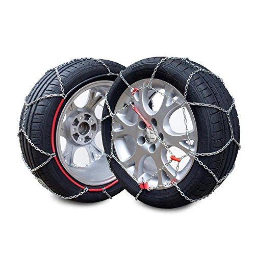 Snovit E9 NEO - 2 Stück Schneeketten aus Metall | 9mm | TÜV ÖNORM geprüft Größe 30 passend für: 145_R13-155_R12-135/70_R15-145/65_R14-145/65_R14 5-14 5/80_R13-155/65_R14-155/70_R13 von SNOVIT