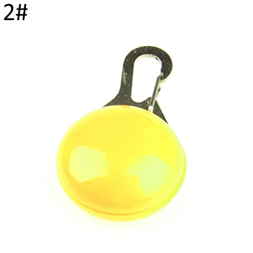 Snow Island Circular Anhänger Halsband PUPPY LED Sicherheit Nacht Licht Pet Hundehalsband von Snow Island
