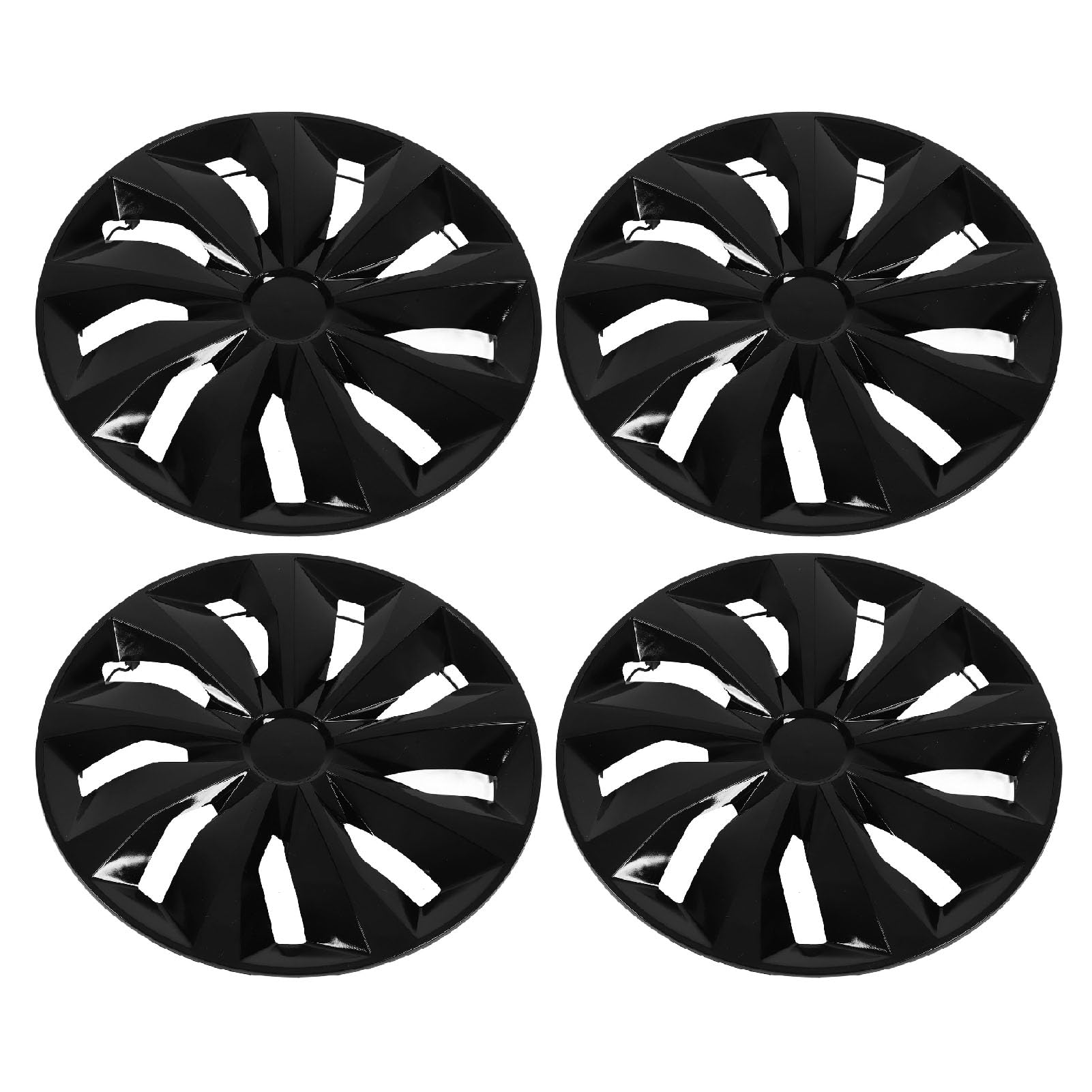 Socobeta 4 Stück 17 Zoll Schwarze Radnabenabdeckung Zum Aufstecken, Dekorative und Schützende Nabenkappe, Ersatz für Frd Focs und Connect Socobeta 4 Stück 17 Zoll Schwarze Radnabenabdeckung Zum Aufstecken, Dekorative und Schützende Nabenkappe, Ersatz für Frd Focs und Connect von Socobeta