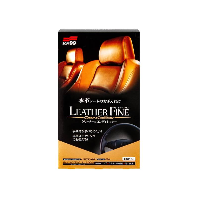 SOFT99 2069 Leather Fine-Reiniger und Conditioner, 100 ml von SOFT99