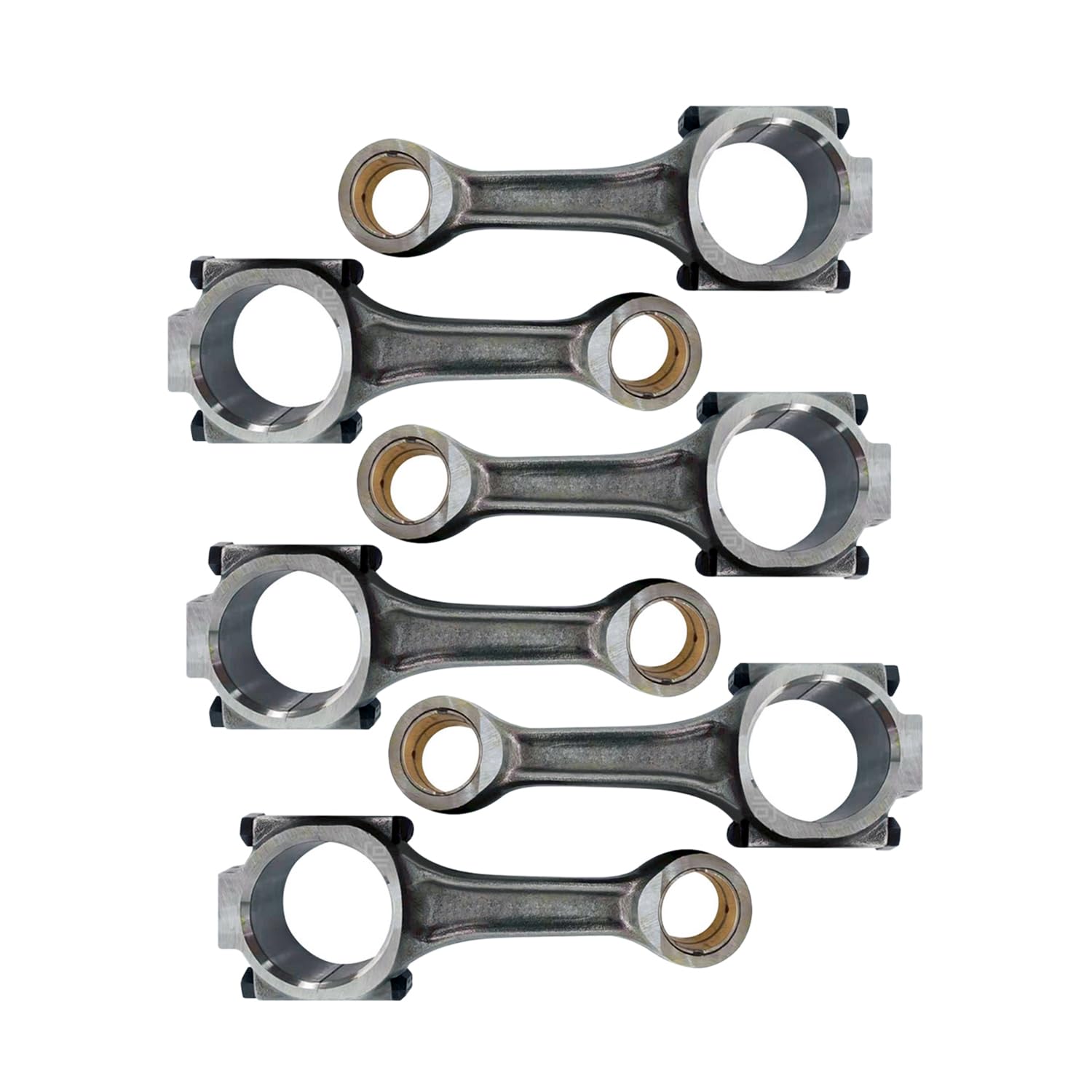 Sogoparts 6 Stück Verbindungsstange 3901383 5266243, kompatibel mit Cummins Motor 6CT 6C 6CTA 6CTAA 6CT8.3 6D114 Sogoparts 6 Stück Verbindungsstange 3901383 5266243, kompatibel mit Cummins Motor 6CT 6C 6CTA 6CTAA 6CT8.3 6D114 von Sogoparts