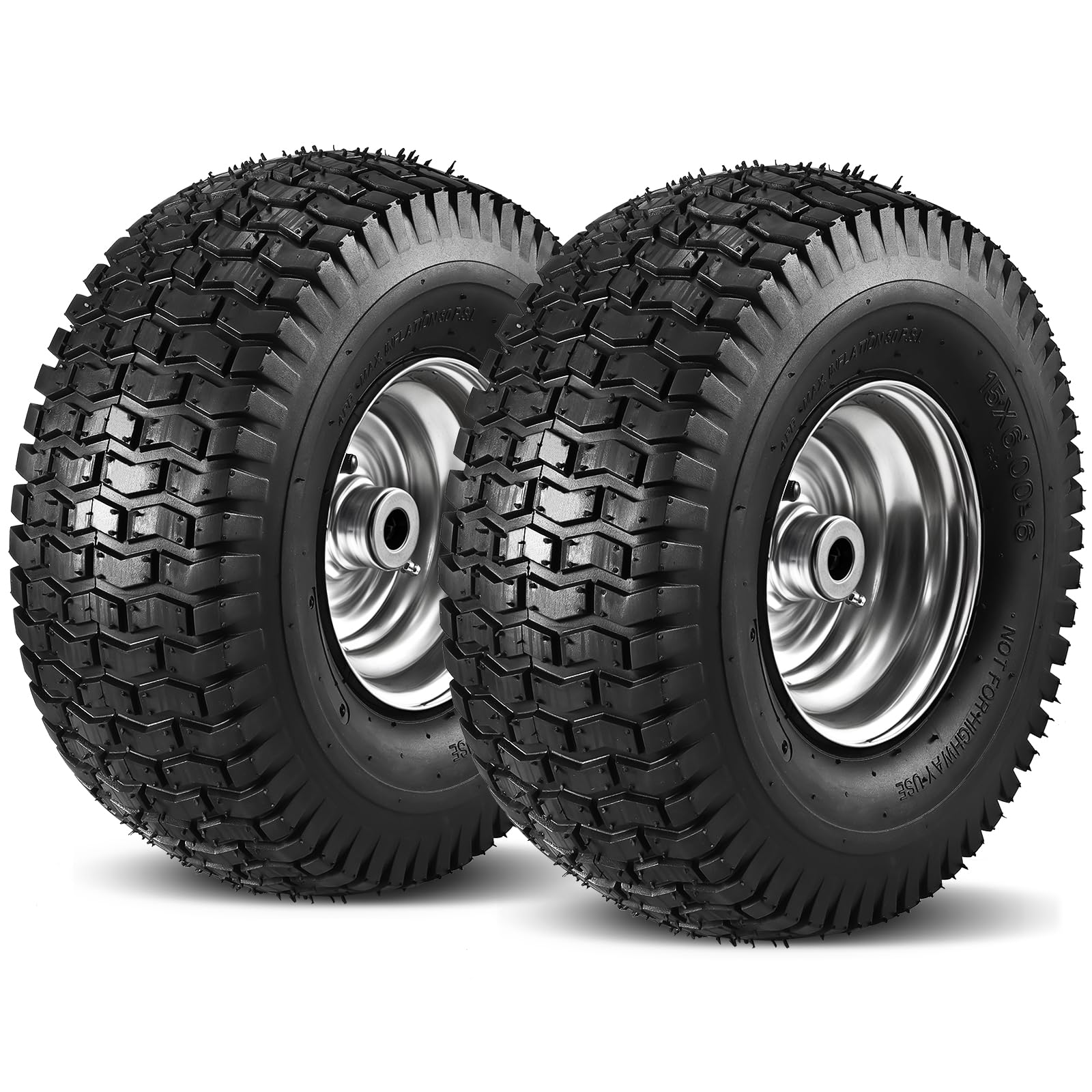 Soiiw 2 Pack Reifen und Rad Vorderreifen 15x6.00-6 für John Deere Handwerker Husqvarna Rasenmäher 3 Zoll Zentrierte Nabenbohrung ID 3/4 Zoll Naturkautschuk 4 Lagen mit Rohr 400 lbs Kapazität Soiiw 2 Pack Reifen und Rad Vorderreifen 15x6.00-6 für John Deere Handwerker Husqvarna Rasenmäher 3 Zoll Zentrierte Nabenbohrung ID 3/4 Zoll Naturkautschuk 4 Lagen mit Rohr 400 lbs Kapazität von Soiiw