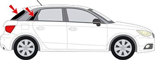 Solarplexius Auto-Sonnenschutz Scheiben-Tönung passgenau für Audi A1 Sportback X8 Bj. 11-18 Keine Folie 3 er Satz-Kofferraum von Solarplexius