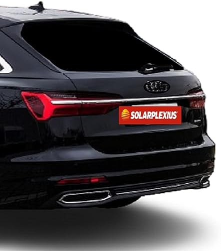Solarplexius Auto-Sonnenschutz Scheiben-Tönung passgenau für Audi A6 Avant ab 2018 Keine Folie 1x Heckscheibe von Solarplexius