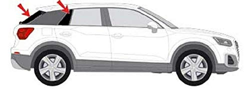 Solarplexius Auto-Sonnenschutz Scheiben-Tönung passgenau für Audi Q2 ab 2016 Keine Folie 3 er Satz-Kofferraum von Solarplexius