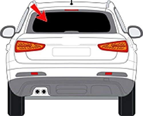 Solarplexius Auto-Sonnenschutz Scheiben-Tönung passgenau für Audi Q3 Bj. 2011-18 Keine Folie 1x Heckscheibe von Solarplexius