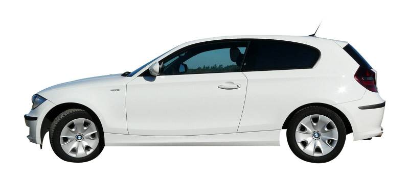 Solarplexius Auto-Sonnenschutz Scheiben-Tönung passgenau für BMW 1 E81 3-Türer Bj. 04-11 Keine Folie Komplettsatz von Solarplexius
