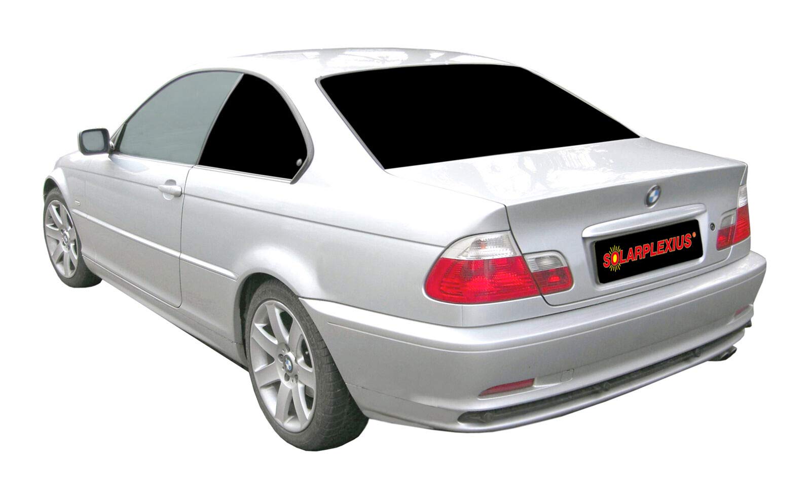 Solarplexius Auto-Sonnenschutz Scheiben-Tönung passgenau für BMW 3 Coupe E46 Bj. 1999-06 Keine Folie Komplettsatz von Solarplexius