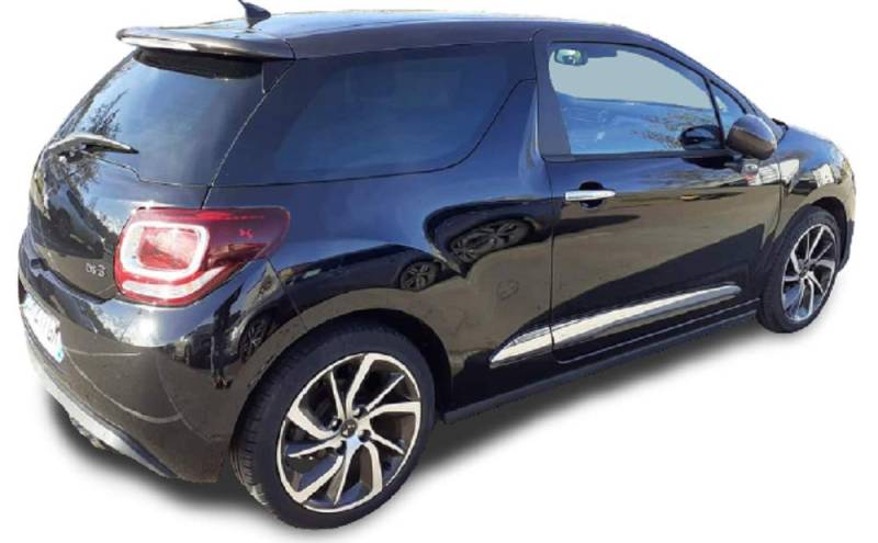 Solarplexius Auto-Sonnenschutz Scheiben-Tönung passgenau für Citroen DS 3 Bj. 2009-19 Keine Folie Komplettsatz von Solarplexius