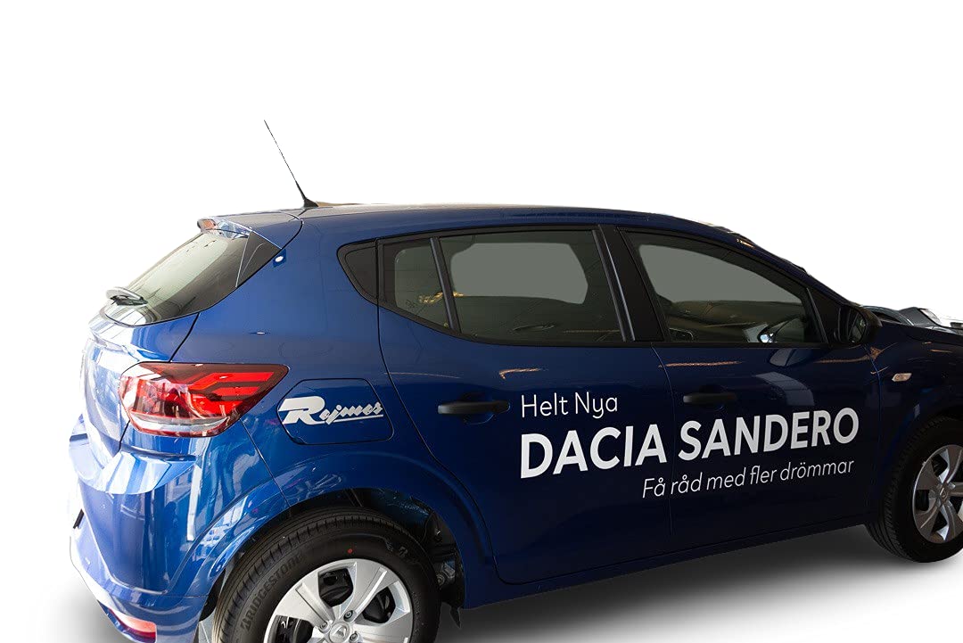 Solarplexius Auto-Sonnenschutz Scheiben-Tönung passgenau für Dacia SANDERO III Typ DJF ab 2021 Keine Folie Komplettsatz von Solarplexius