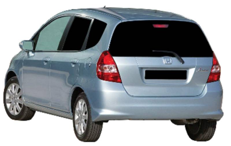 Solarplexius Auto-Sonnenschutz Scheiben-Tönung passgenau für Honda Jazz II Bj. 02-08 Keine Folie Komplettsatz von Solarplexius