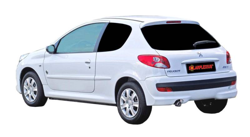 Solarplexius Auto-Sonnenschutz Scheiben-Tönung passgenau für Peugeot 206 Plus 3-Türer ab 1998-2013 Komplettsatz Keine Folie von Solarplexius