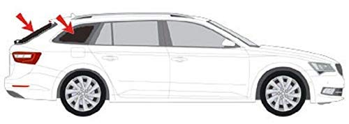 Solarplexius Auto-Sonnenschutz Scheiben-Tönung passgenau für Skoda Superb III Kombi ab 2015 Keine Folie 3 er Satz von Solarplexius