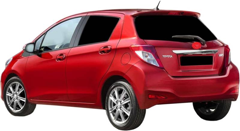 Solarplexius Auto-Sonnenschutz Scheiben-Tönung passgenau für Toyota Yaris 5-Türer Bj. 17-20 Keine Folie Komplettsatz von Solarplexius