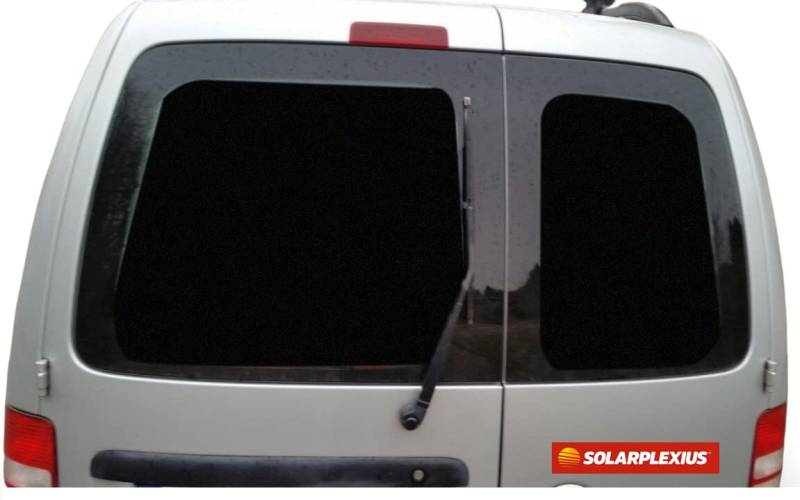 Solarplexius Auto-Sonnenschutz Scheiben-Tönung passgenau für VW Caddy III Bj. 03-15 Keine Folie 2X Flügeltüren von Solarplexius