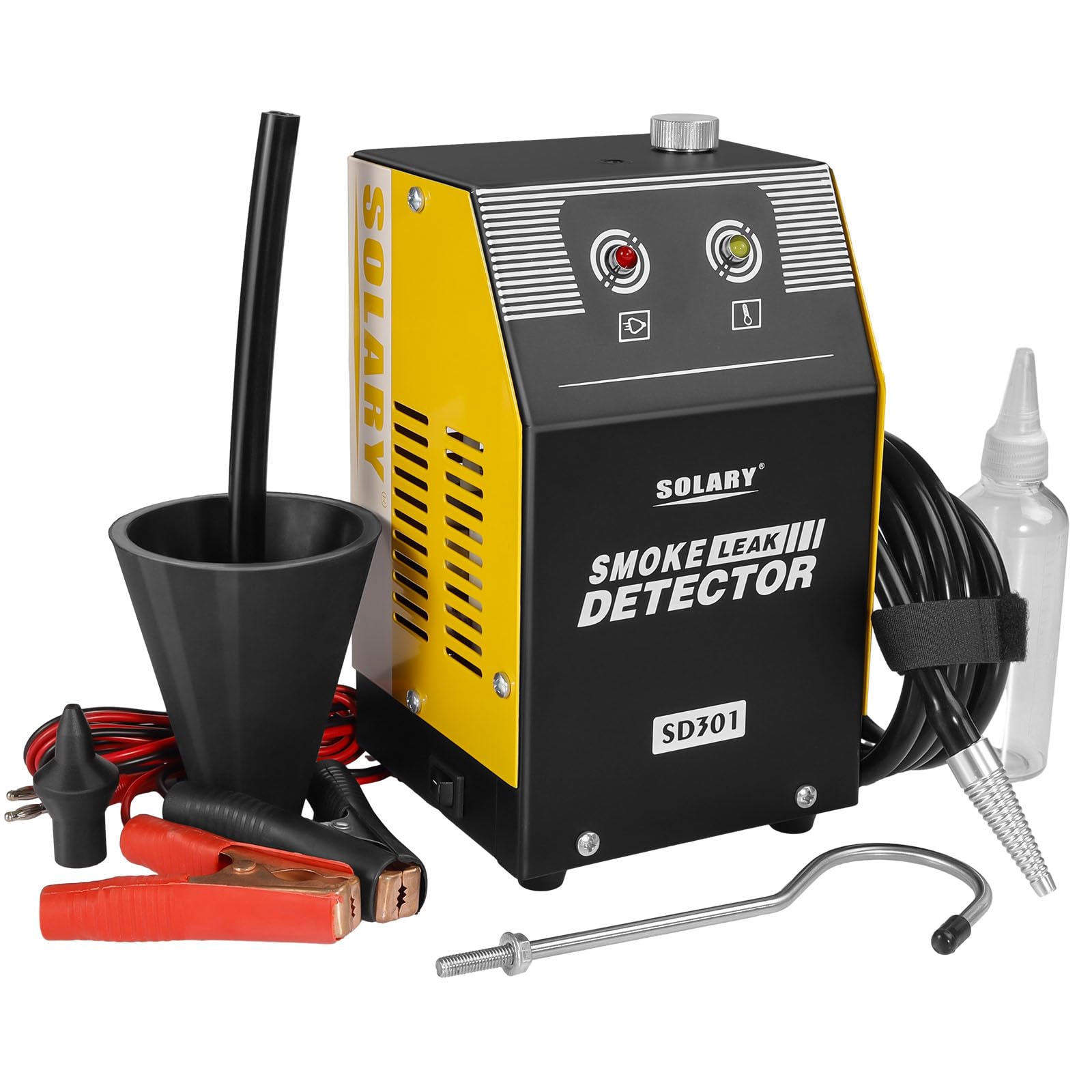 SOLARY EVAP Rauchmaschine - Prüfgerät für kraftstoffsystem - 12V - Gelb - professionelles Diagnosetool SOLARY EVAP Rauchmaschine - Prüfgerät für kraftstoffsystem - 12V - Gelb - professionelles Diagnosetool von Solary